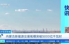 [经济信息联播]内蒙古新能源交易规模突破5000亿千瓦时 |  财经风云