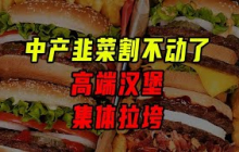 中產韭菜割不動了？高端漢堡集體拉跨！【沈帥波】