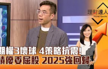 【理財達人秀】期權3壞球 4策略抗震！ 績優委屈股 2025強回歸｜李兆華、張林忠 2025.01.02 part3