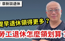 勞保提早領比較划算？章新分享自己為何會計劃60歲就領？通貨膨脹，年金改革，健康狀況，勞保制度的多方考量