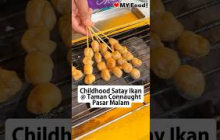 Childhood Satay Ikan @ Taman Connaught Pasar Malam
