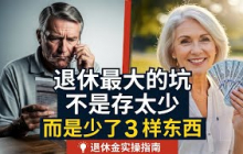 美国中产退休必备的3种收入，你缺哪一个？退休后安心花钱秘诀曝光