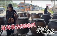 让人吃惊的销量：25个烤炉不停，每天最少卖1500只烤鸡，味道出色，售价还很低，配上辣椒酱味道一流……