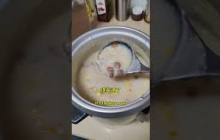 明天早餐😋吃粥😋