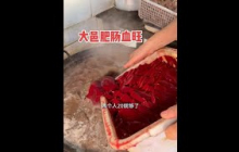 大邑阿姨卖血旺，纯吃血旺7元一人 加肥肠10元一人#大邑 #血旺 #肥肠