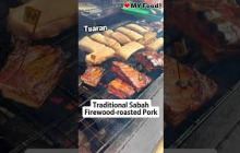 Traditional Sabah Firewood-roasted Pork