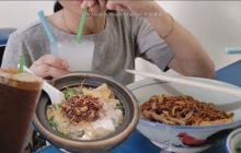 手工板面云吞面砂煲面槟城乔治市美食早餐 Penang Jalan Irving Pan Mee Wonton Mee Claypot Noodle Breakfast